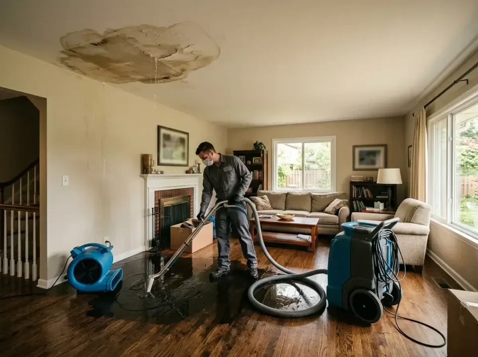 attic-pipe-burst-ceiling-drip-008 — frequently asked questions, Water Damage Restoration & Carpet Care in Jennings, LA